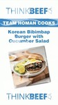 Team Homan Cooks: Bimbambop Burger