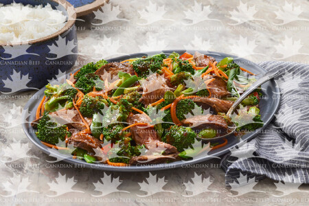 Sweet and Sticky Ginger Beef Stir-Fry
