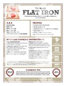Flat Iron Fact Sheet