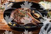 Reversed Seared Rib Eye Steak