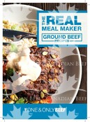 The Real Meal Maker Ground Beef Recipe Booklet