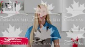 Olympian Sage Watson Promotes the Canadian Beef Information Gateway