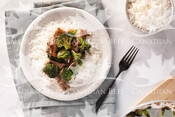 Beef and Broccoli Stir-fry bowl