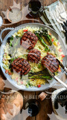 Grilled Barcelona Steak with Couscous Salad by James Synowicki