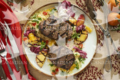 Grilled Barcelona-Marinated Steak with Couscous Salad (Tenderloin)