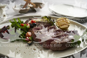 Grilled Mustard-Rubbed Steak with Berry Salsa (Strip Loin)