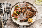 Grilled Steak with Basil Pistou (T-Bone)
