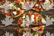 Pizza Topped with Pastrami-Spiced Grilled Steak (Sirloin Tip)