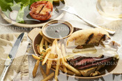 Grilled Parisienne-Style Marinated Beef Sandwiches (Flank)