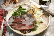 Grilled Balsamic and Beer Marinated Steak (Flank)