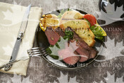 Herb and Garlic Oven-Roasted Beef with Chimichurri Sauce (Top Sirloin Cap)
