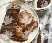 Oven-Braised Barbecue-Style Beef Roast (Brisket Point)