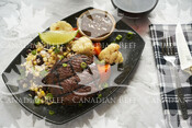 Grilled Chipotle Big Basted Marinated Steak (Inside Round Medallions)