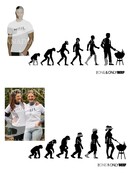 T-Shirt Artwork Evolution Man and Woman