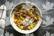 Garden Vegetable Oxtail Stew with Barley (Oxtail)