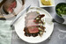 Pan-Fried Maple-Balsamic Steak with Pecans & Blue Cheese (Sirloin Tip)