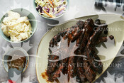 Saucy Barbecue-Smoked Cowboy Beef Strips (Rib Finger Meat)