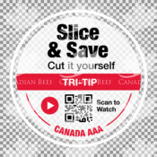 2.5" Clear Slice & Save Labels 2023