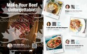Unforgettable beef Print ad with Elle Gourmet