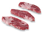 flat iron steak thick slice