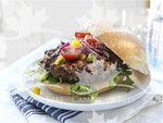Bacon Infused Cheeseburgers with Market-fresh Salsa