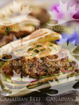 Beef Kibbeh Sliders with Harissa Mayo
