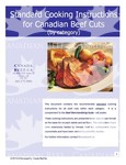 Canadian Beef Standard Cooking Instructions