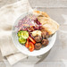 Middle Eastern Kidney Bean Meatballs with Herbed Slaw