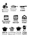 Cooking Icons - Bilingual English / French